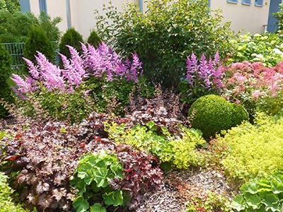 Staudenbeet ganzjährig