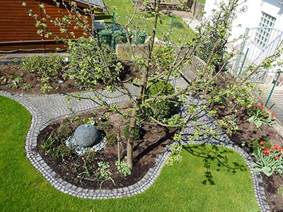 Mähkante aus Granit